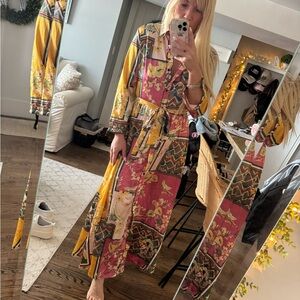 SHEIN Multicolor Floral Maxi Dress